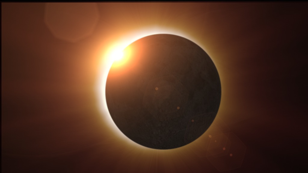 Solar Eclipse Animation