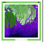 Landsat image of the Ganges