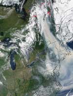 Smoke reaching U.S. from Canadian fires in 2002