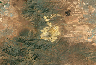 copper mine in Utah, circa 2001