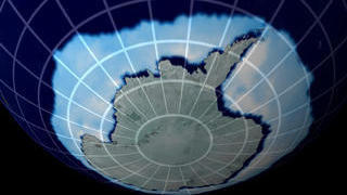 Summer Sea Ice, South Pole, 31 Aug 1990