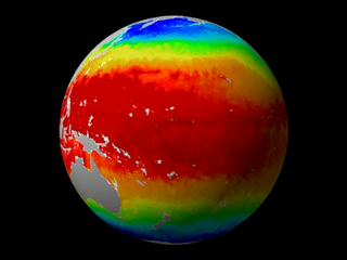 A striking picture of the world's sea surface temperatures