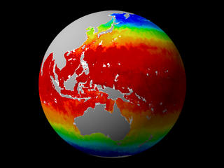 False color image of the Earth