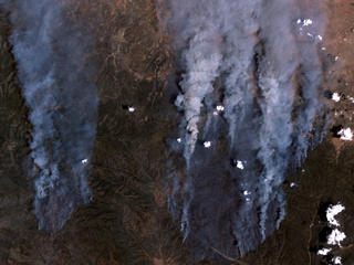 Arizona fires as seen by Landsat