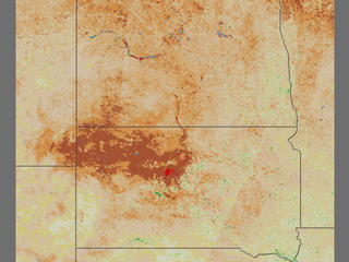 Ground imagery of North and South Dakota