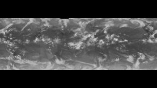 This animation is meant to be wrapped around a three-dimensional globe.  It shows a global composite of cloud cover data taken from the infrared sensors of several different satellites during September 2001.This product is available through our Web Map Service.