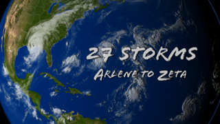 Link to Recent Story entitled: 27 Storms: Arlene to Zeta