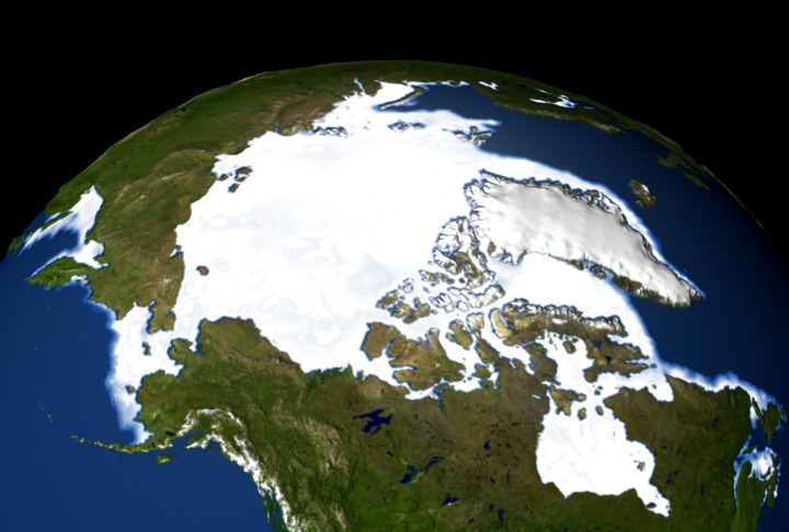 Arctic sea ice maximum extent 1979-2006