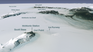 Link to Recent Story entitled: Landsat Image Mosaic of Antarctica Flyover of McMurdo Station and Dry Valleys