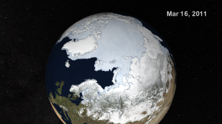Link to Recent Story entitled: AMSR-E Arctic Sea Ice: September 2010 to March 2011