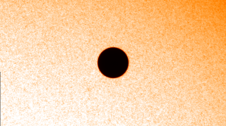 A transit is very similar to an eclipse in the sense that with respect to the observer, a nearer object passes in front of a more distance object.  However, in a transit, the nearer object only partially obscures the more distant object.