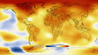 Link to Recent Story entitled: Five-Year Global Temperature Anomalies from 1880 to 2012