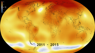 Link to Recent Story entitled: Five-Year Global Temperature Anomalies from 1880 to 2015