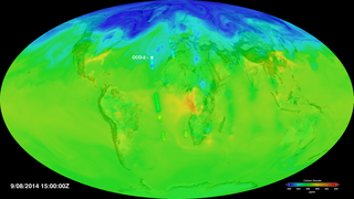 Link to Recent Story entitled: Assimilation of OCO-2 Carbon Dioxide into the GEOS Simulation