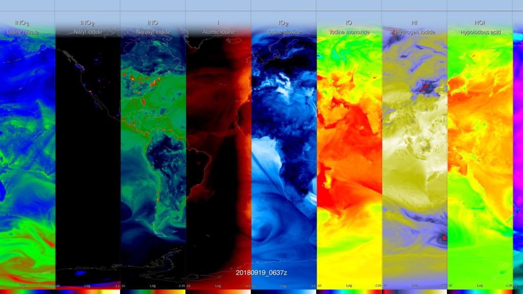 Preview Image for The Complex Chemistry of Surface Ozone Depicted in a New GEOS Simulation