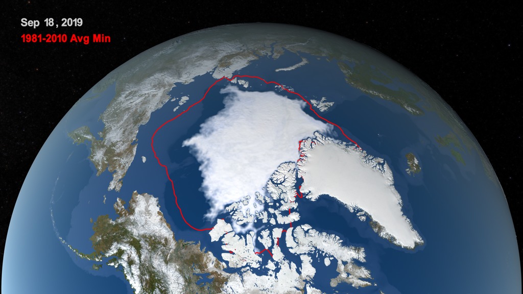 Preview Image for Arctic Sea Ice Minimum 2019