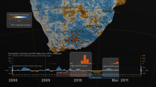 Link to Recent Story entitled: Precipitation Anomaly and Rift Valley fever (RVF) outbreaks in South Africa: 2008-2011