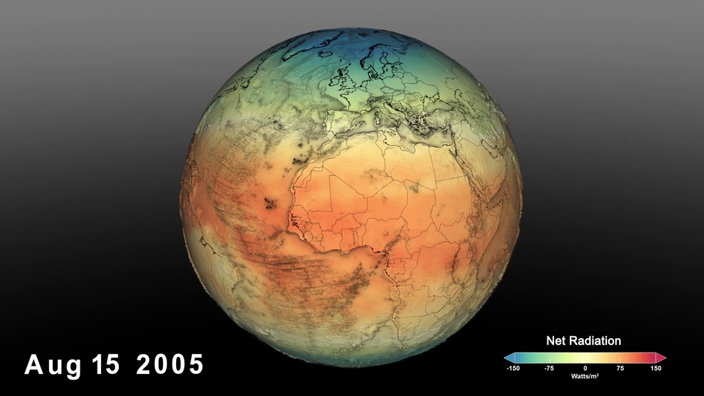 Preview Image for Earth Day 2020: CERES Net TOA Radiation