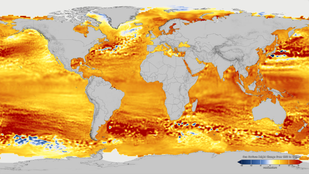 Preview Image for 27-year Sea Level Rise - TOPEX/JASON