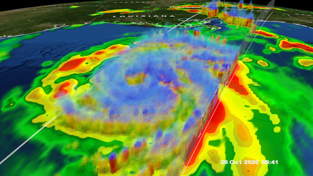 Preview Image for NASA/JAXA GPM Satellite Eyes Hurricane Zeta on its way to New Orleans