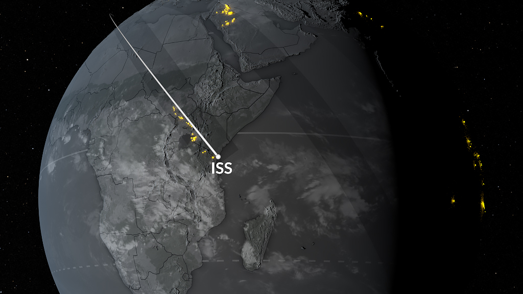 Lightning events detected by the LIS sensor on the ISS between January 2017 and July 2023 using a 10-day roving window. Data is from the quality controlled science dataset. Available resolution in the download menu are 1920x1080, 3840x2160 (4k), and 7680x2160 (created for EIC display).