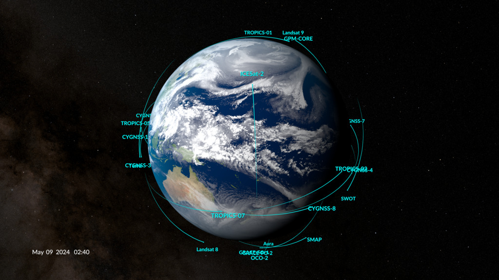 Preview Image for Earth Observing Fleet - Now