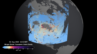 Link to Recent Story entitled: TEMPO - Nitrogen Dioxide Air Pollution Over North America