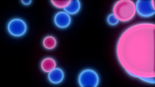 In this animation, quantum particles pop into and out of existence in varying spaces and at varying times. 