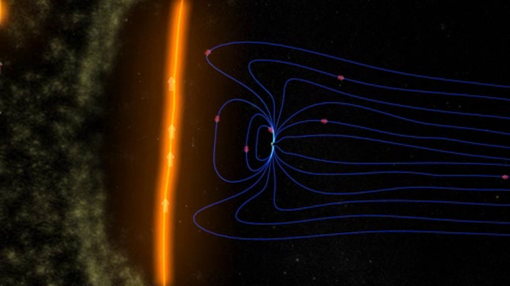  The latest findings from the THEMIS mission: Earth's magnetic field, which shields our planet from severe space weather, often develops two holes ten times larger than anything previously though to exist, allowing solar particles in.