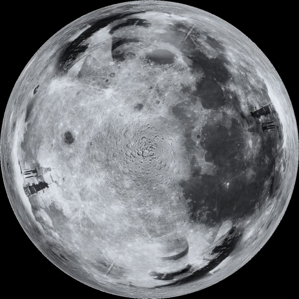 RETURN TO THE MOON has been prepared exclusively for playback on spherical projections systems. It will not appear in its proper format on a traditional computer or television screen. If you are interested in dowloading the complete final movie file for spherical playback, please visit :ftp://public.sos.noaa.gov/extras/