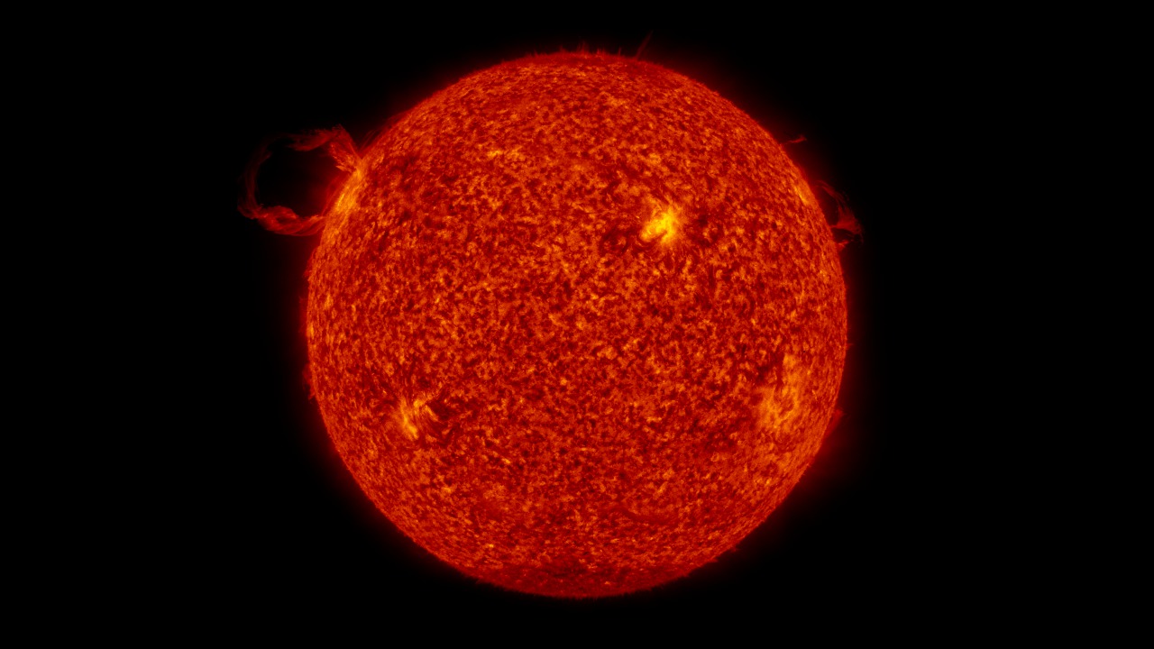 This compilation of video shows some of the first imagery and data sent back from NASA's Solar Dynamics Observatory (SDO). Most of the imagery comes from SDO's AIA instrument, and different colors are used to represent different temperatures, a common technique for observing solar features. SDO sees the entire disk of the Sun in extremely high spacial and temporal resolution and this allows scientists to zoom in on notable events like flares, waves, and sunspots. Credit: NASA/Goddard Space Flight Center/SDO/AIA/HMI