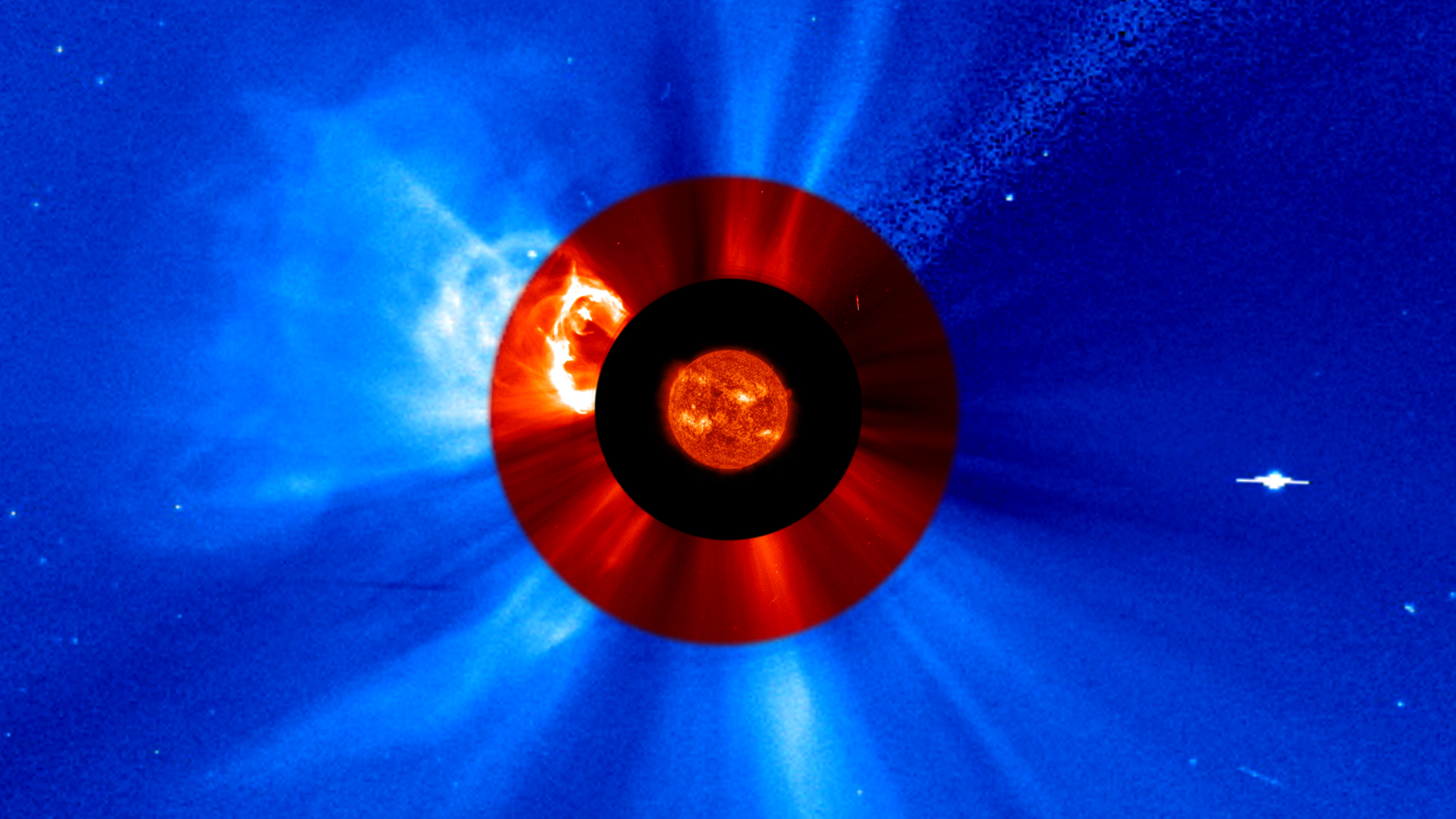 Several missions within NASA's Heliophysics System Observatory captured images of a gigantic eruption on the sun on May 1, 2013.  Working together,  such missions provide excellent coverage of a wide variety of solar events, a wealth of scientific data—and lots of beautiful imagery.For complete transcript, click here.