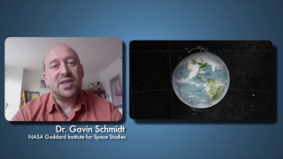 Dr. Gavin Schmidt, Research Physical Scientist at the Goddard Institute for Space Studies (GISS), talks about the role of modeling at NASA. Driven by satellite data collected across the various Earth systems (air, water, land, ice), these powerful computer models allow scientists such as Gavin to study changes across our planet, to better understand the consequences of such changes on the Earth and its inhabitants, but also to look at potential changes in the future.    For complete transcript, click  here .