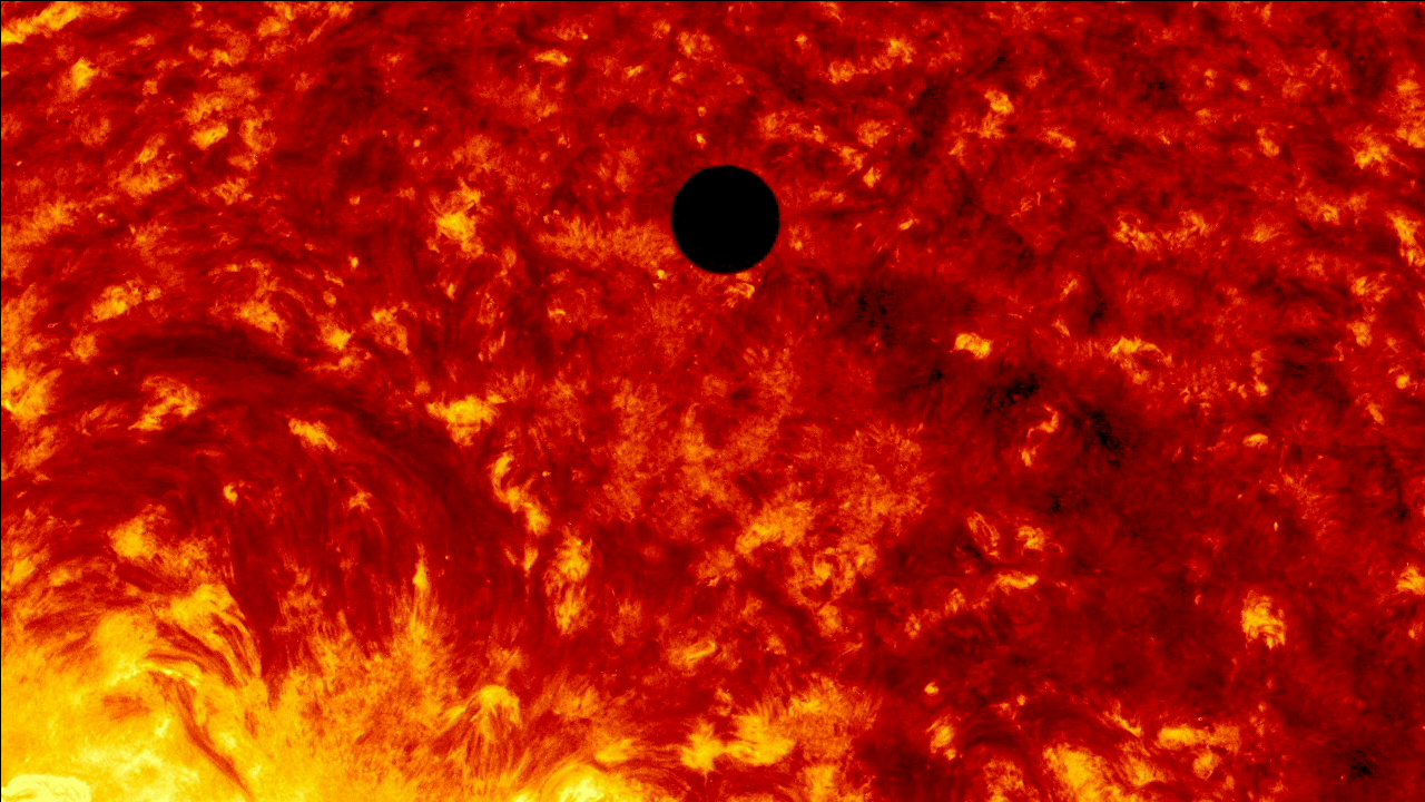 Preview Image for SDO's Ultra-high Definition View of 2012 Venus Transit