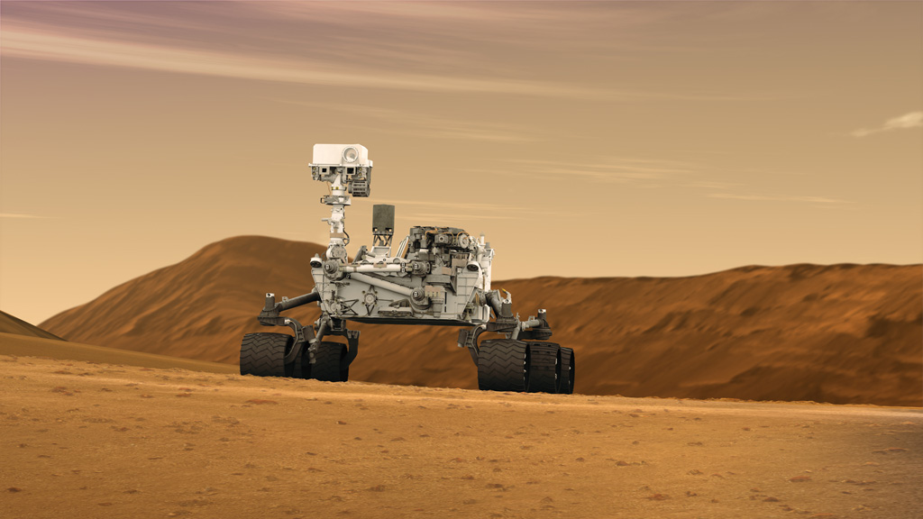 NASA's next visitor to Mars is scheduled to land on August 6, 2012. Its mission: Search for evidence of life.