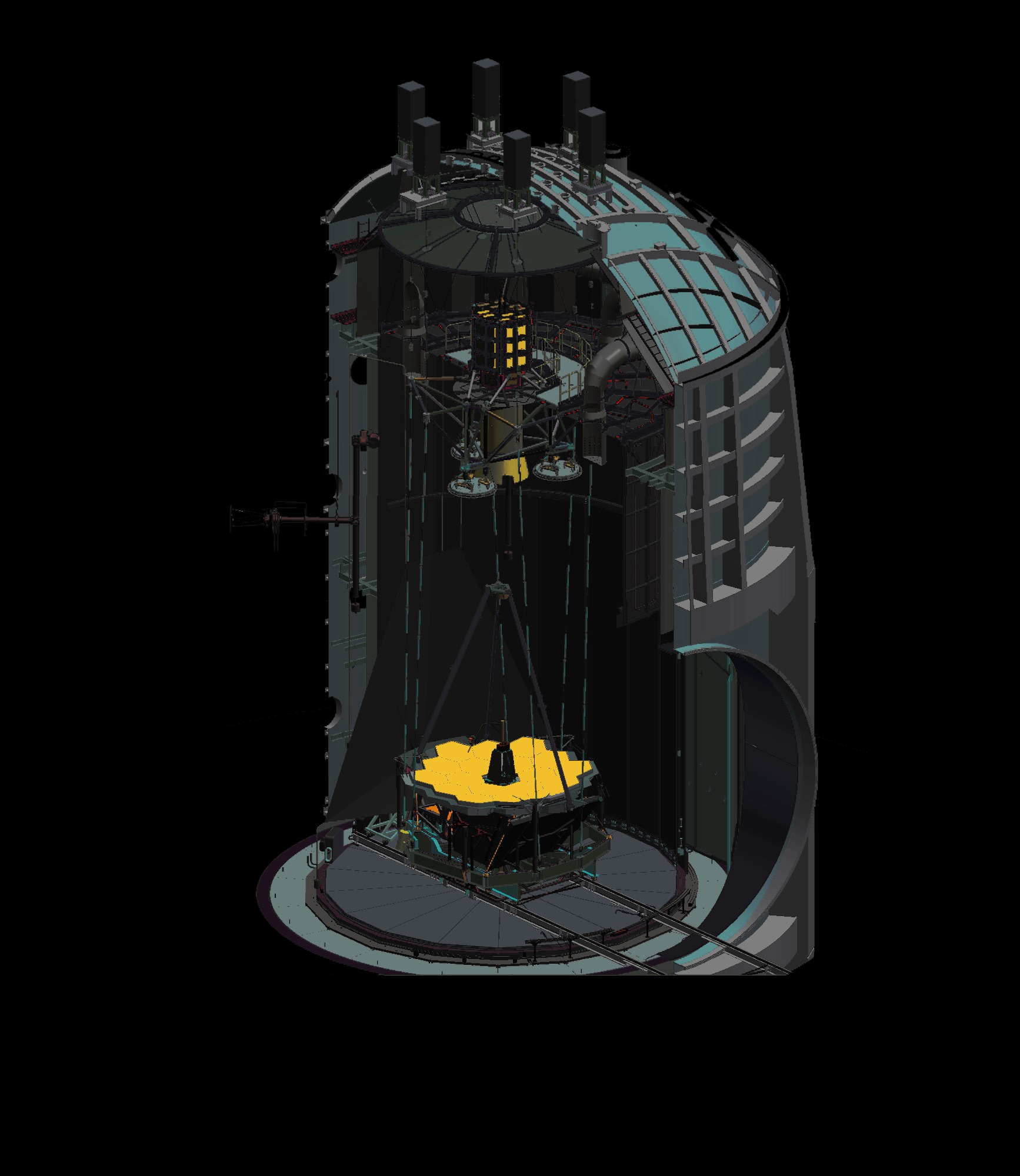Still IMage:  COCOA and Webb Telescope inside Chamber A