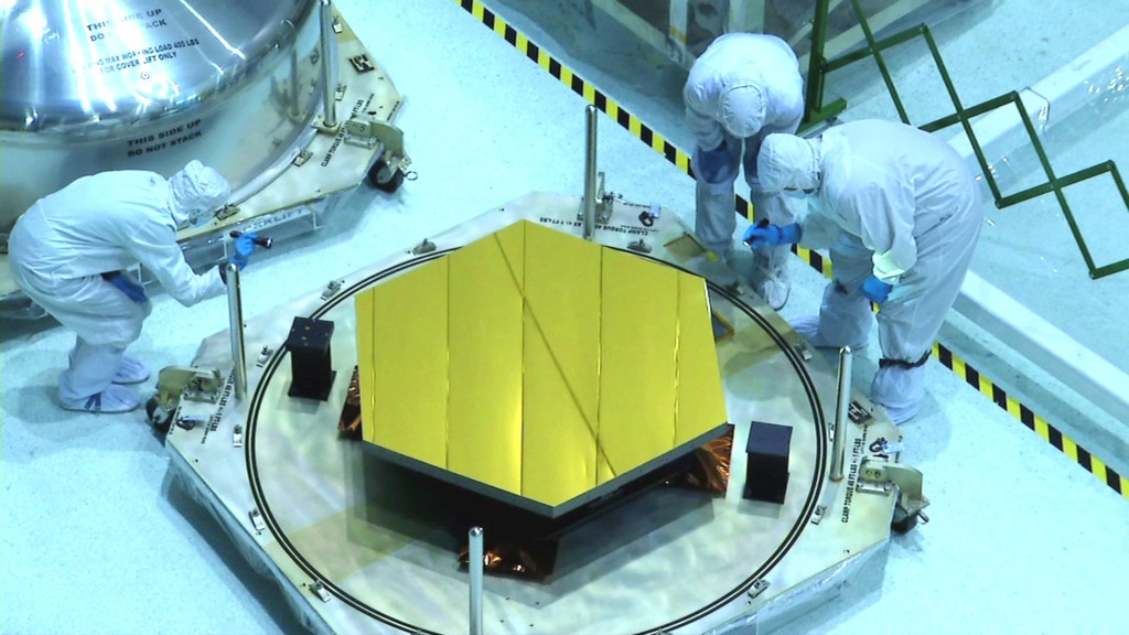 B-roll of First Flight Mirror Arrival at NASA Goddard Space Flight Center