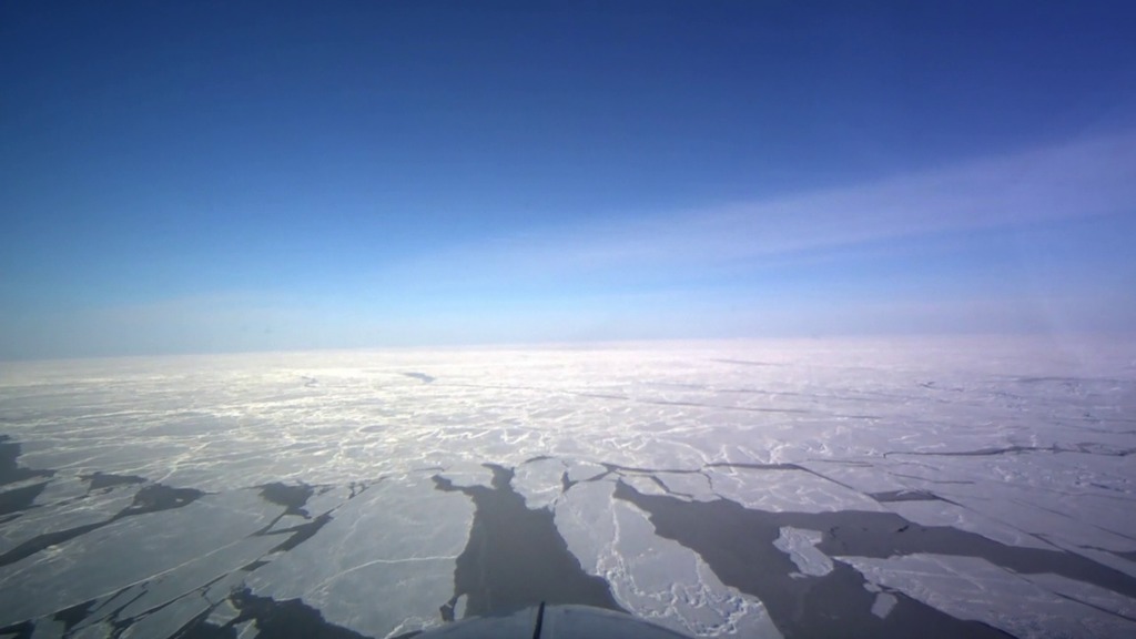 A montage of Arctic sea ice shots taken from on board NASA's P-3B aircraft as part of Operation IceBridge's 2012 and 2013 field campaigns.