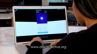 Take a tour of  DiskDetective.org  with Goddard astrophysicist Marc Kuchner, the project's principal investigator.   Watch this video on the  NASA Goddard YouTube channel .      For complete transcript, click  here .