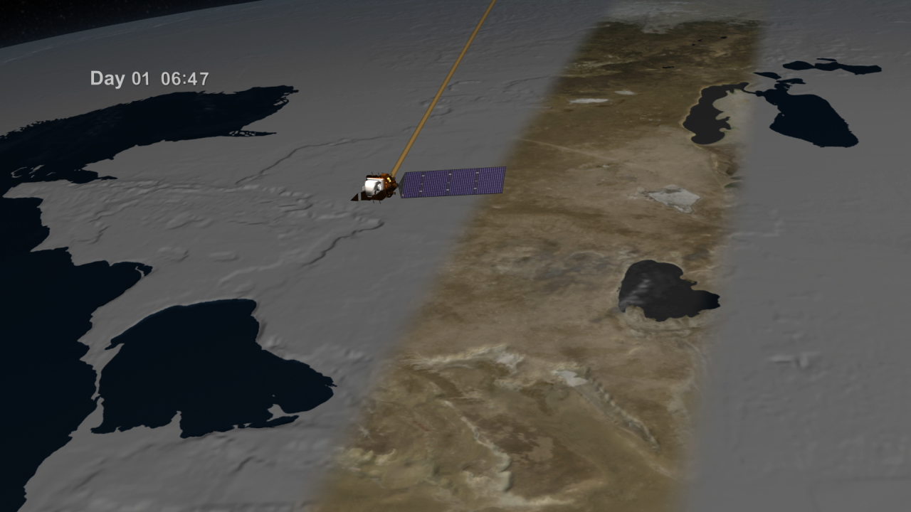Preview Image for Landsat Orbit Swath