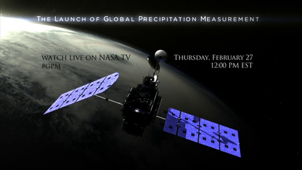 Short promo for the GPM Launch Coverage live program, Thursday, February 27, 2014 at 12:00 EST on NASA TV.For complete transcript, click here.