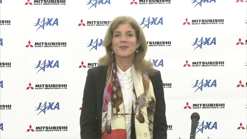Caroline Kennedy, English speaking portion of Postlaunch Briefing from Japan.