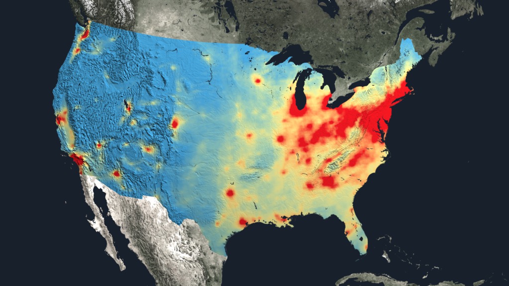 Preview Image for Nitrogen Dioxide Reduction Across the United States