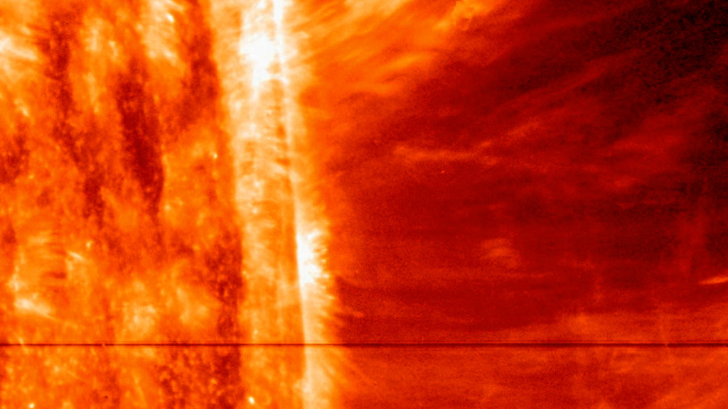 A NASA spacecraft zooms in on a magnificent solar eruption.