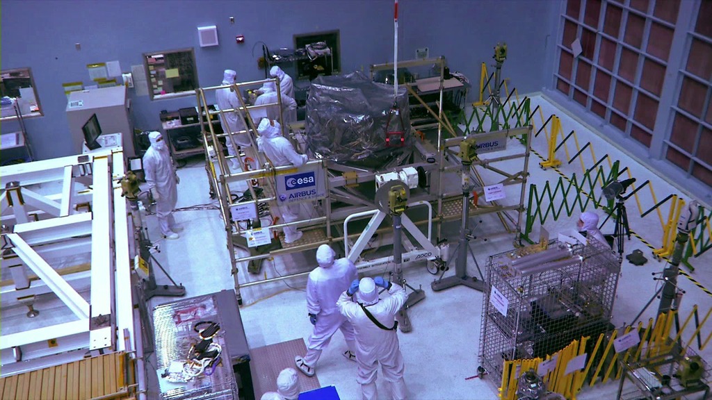 JWST NIRSpec Microshutters Assembly Unit gets replaced.