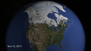 Link to Recent Story entitled: NASA On Air: U.S. Snow Cover Time Lapse - Winter 2013 to 2014 in 18 seconds (3/27/2015)