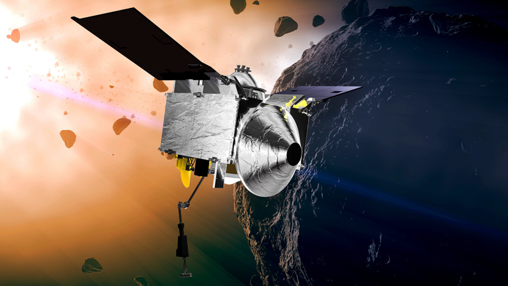 NASA is sending a robotic spacecraft to collect material from an asteroid and return it to Earth.