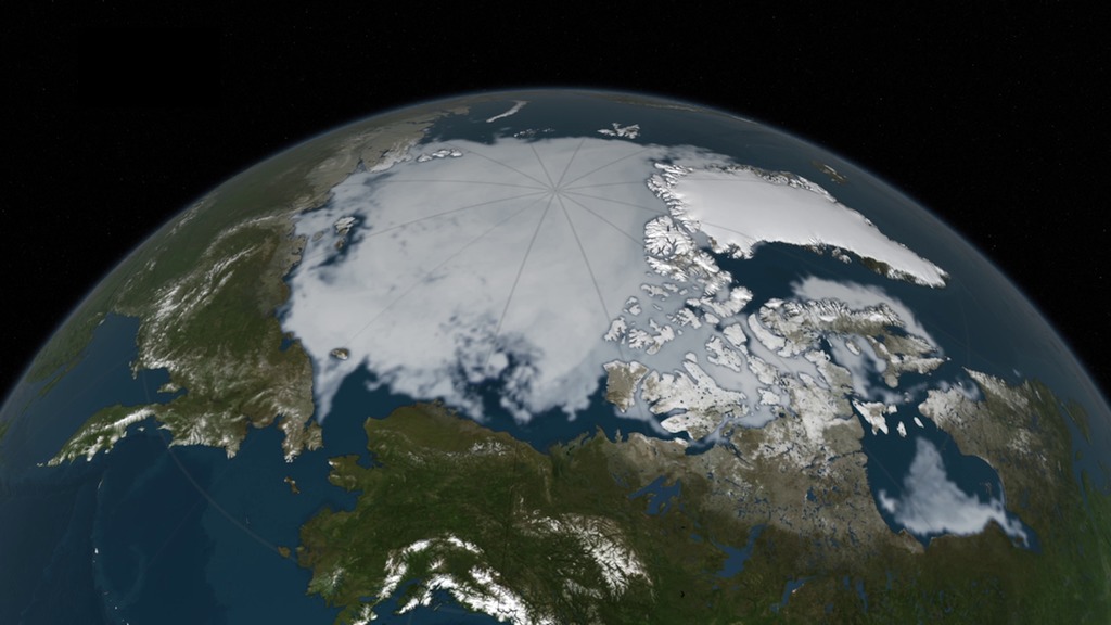 LEAD: NASA scientists expect the area of Arctic sea ice by the end of the summer will be between the 3rd and the 7th lowest since the satellite records began in 1978.1. The continual decline of sea ice over the past 38 years has become "the new normal."2. The increased melting is driven primarily by the warmer Arctic climate, but it also depends on the summer's changing weather patterns of clouds and winds.TAG: A new NASA satellite, ICESat-2, will be launched in 2018 to use lasers for more detailed observations of how the sea ice is thinning.