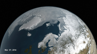 Link to Recent Story entitled: A New Forecast Model Predicts Arctic Sea Ice Extent