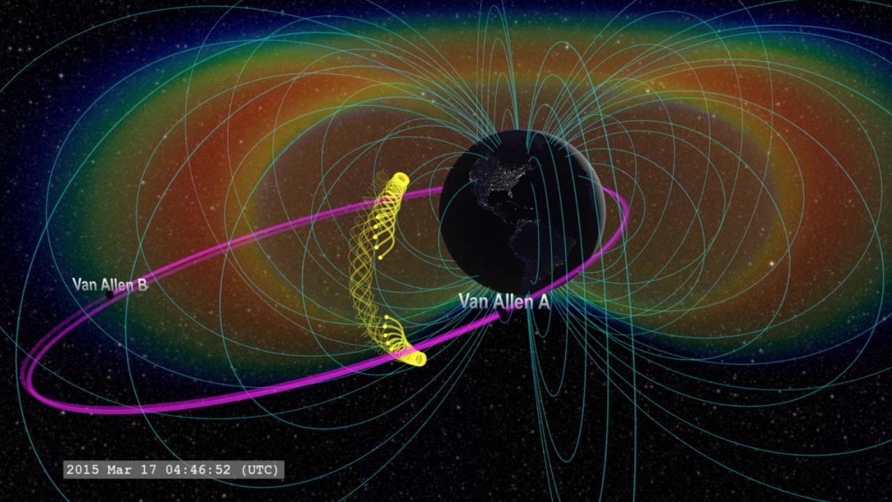 The Van Allen Probes detected a pulse of high-energy electrons in Earth’s radiation belts after a coronal mass ejection.
